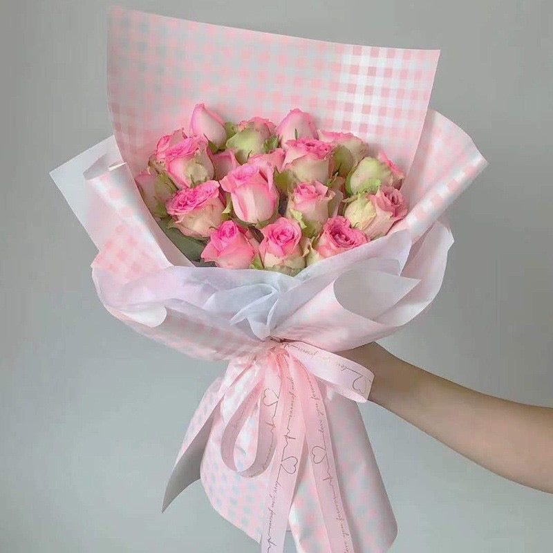 20in1 Pack Life is Full of Colors Wrappers Bouquet Wrapping Materials (Waterproof)
