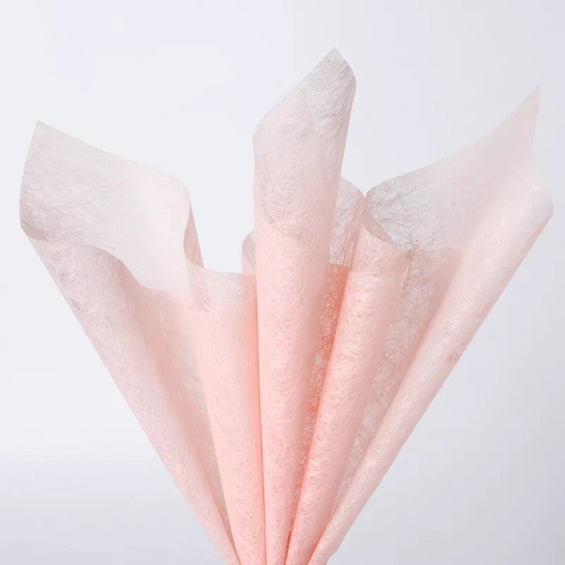 15pcs per Pack Silk Fabric Wrappers Flower Bouquet Packaging Materials Wrapping Paper