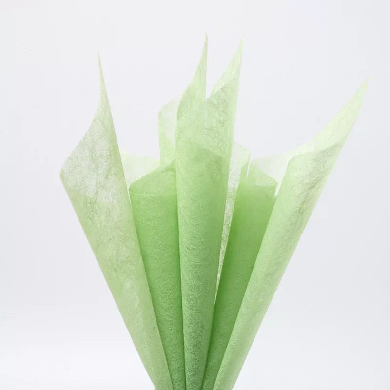 15pcs per Pack Silk Fabric Wrappers Flower Bouquet Packaging Materials Wrapping Paper