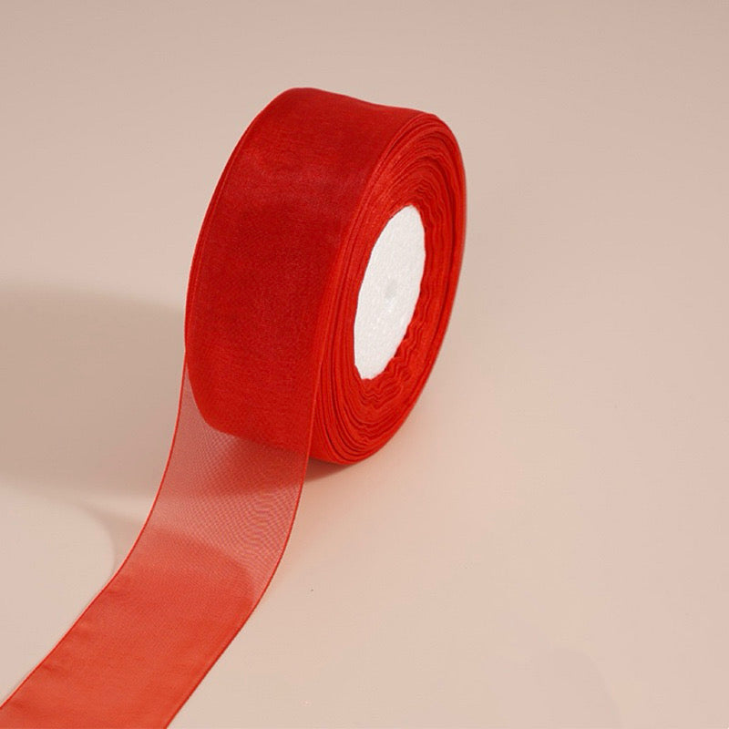 50Yards Organza Ribbon Gift Wrapping Bouquet Ribbon