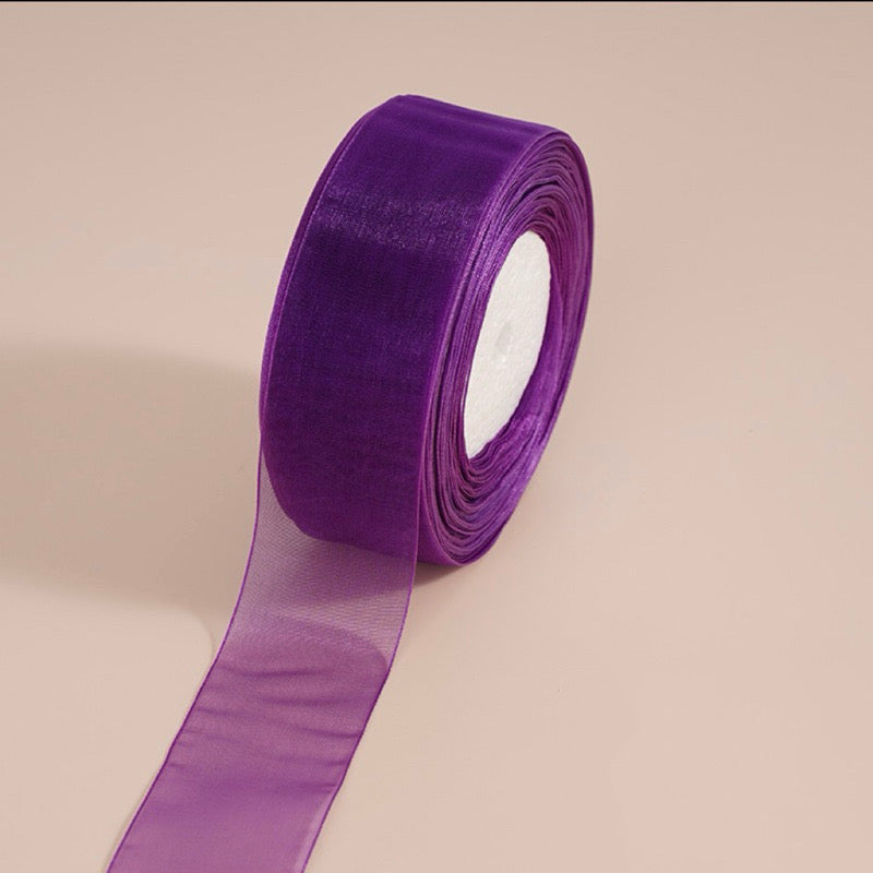 50Yards Organza Ribbon Gift Wrapping Bouquet Ribbon