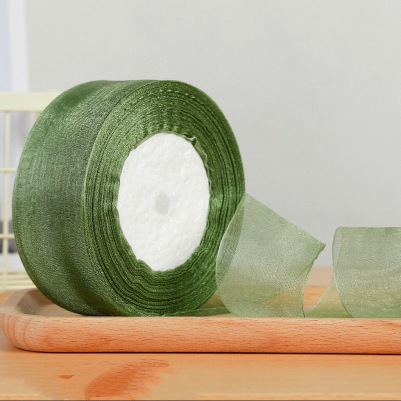 50Yards Organza Ribbon Gift Wrapping Bouquet Ribbon