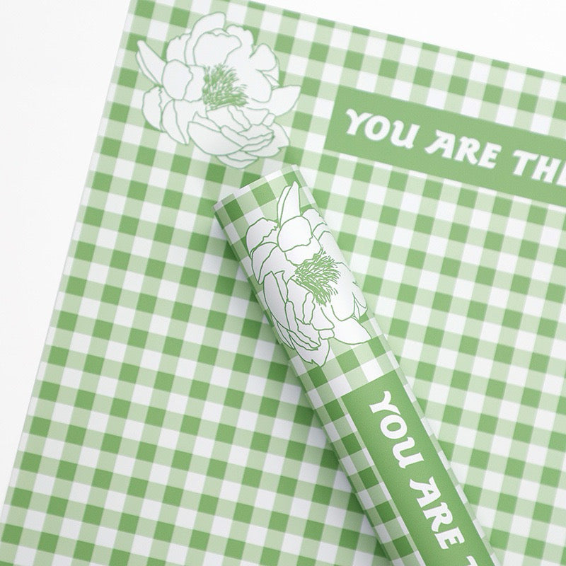 20pcs Small Grid Wrappers Bouquet Wrapping Materials (Waterproof)
