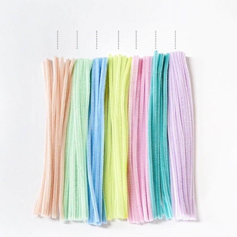 Fuzzy Wire / Chenille Twist Wire for DIY Flower – wrappers_manila