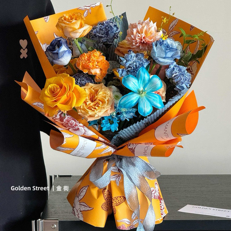 20pcs Romantic Butterfly Wrappers Bouquet Wrapping Material (Waterproof)