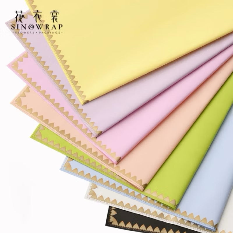 20pcs Fancy Border Bouquet Wrapping Material (Waterproof)