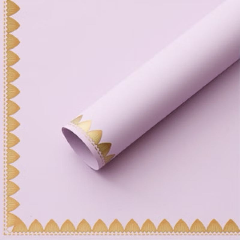 20pcs Fancy Border Bouquet Wrapping Material (Waterproof)
