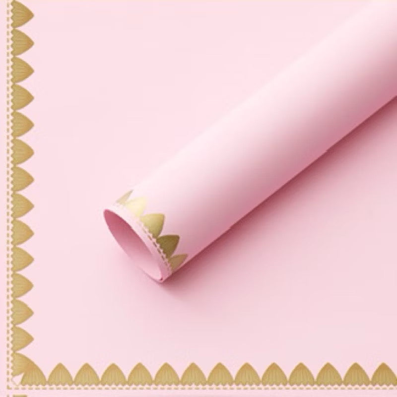 20pcs Fancy Border Bouquet Wrapping Material (Waterproof)