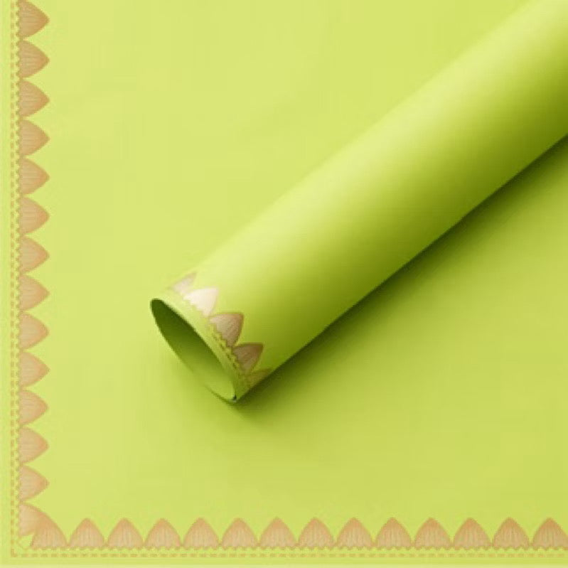 20pcs Fancy Border Bouquet Wrapping Material (Waterproof)