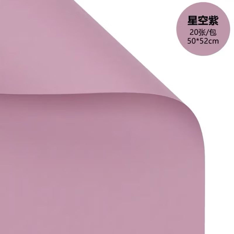 20pcs SUPERThick Single Tone Wrappers Bouquet Wrapping Materials (Waterproof)